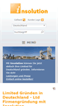 Mobile Screenshot of insolution-ltd.de
